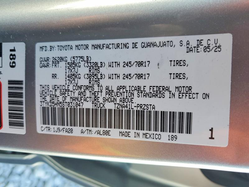 2025 Toyota Tacoma Double cab