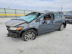 Honda Civic salvage cars for sale: 2012 Honda Civic ex