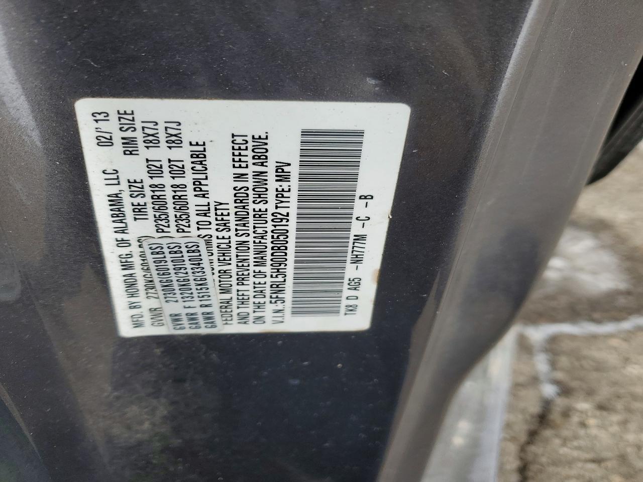 2013 Honda Odyssey