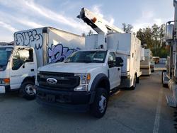 Salvage cars for sale from Copart Van Nuys, CA: 2022 Ford 550 Utility / Service Truck