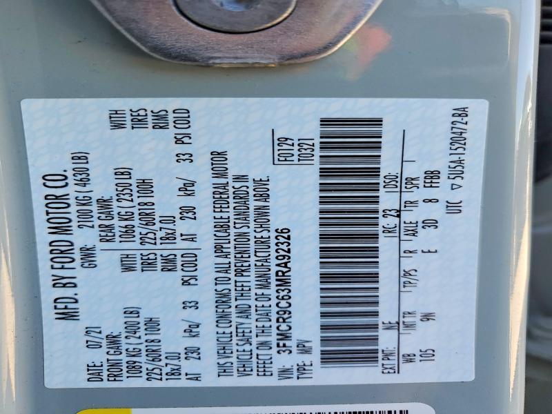 2021 Ford Bronco Sport Outer Banks