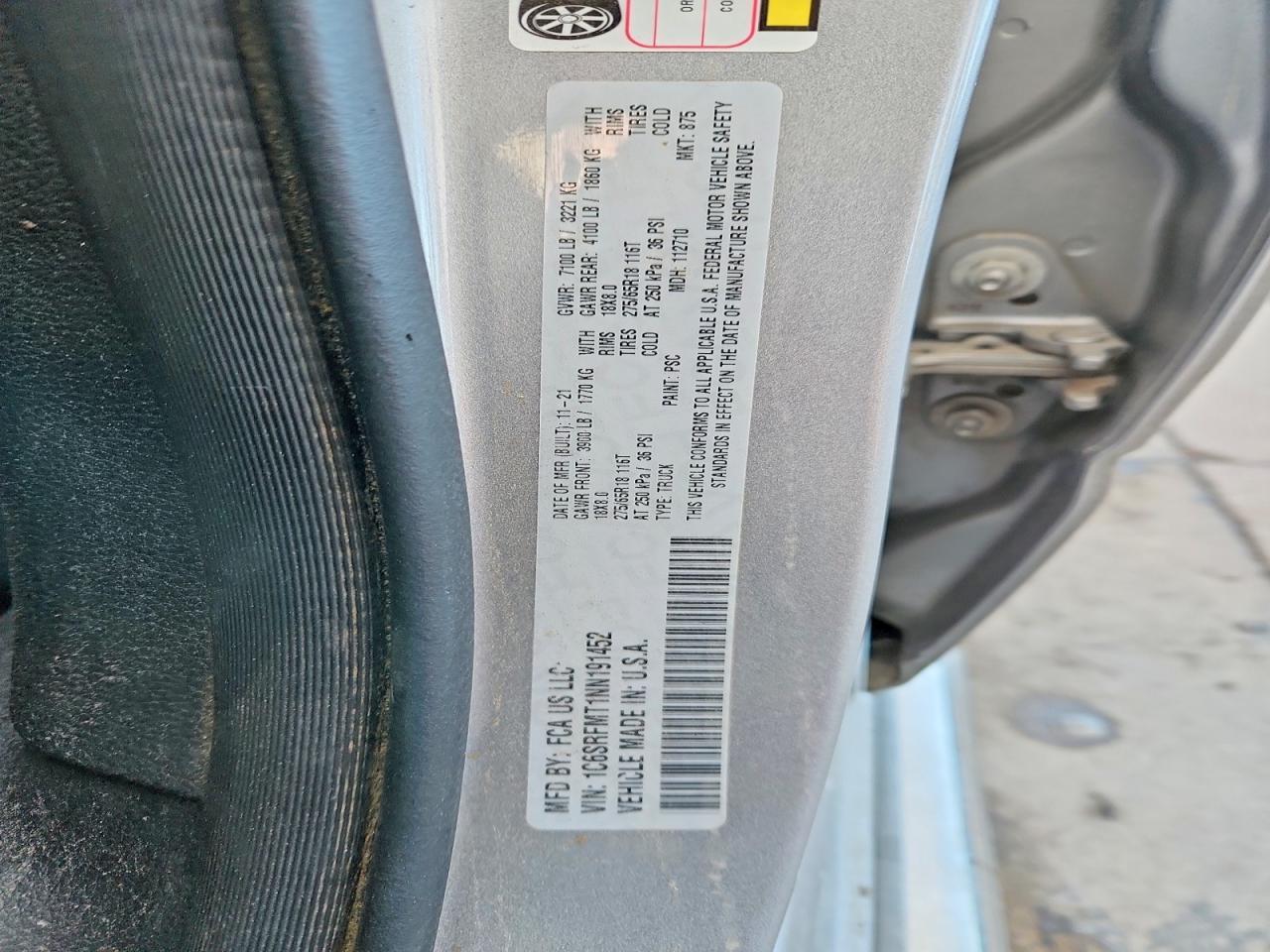 2022 Dodge RAM 1500 BIG Horn