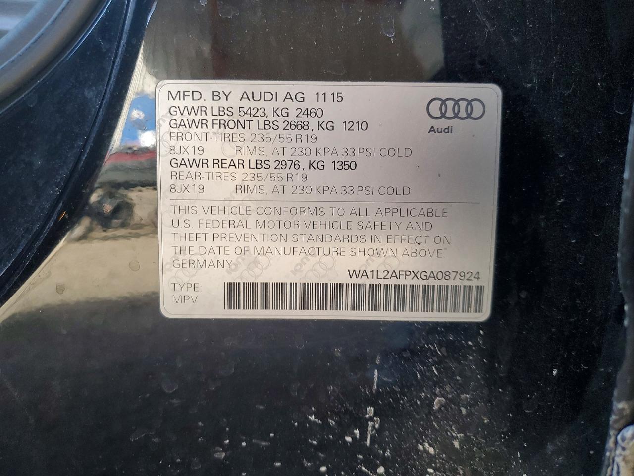 2016 Audi Q5 Premium Plus