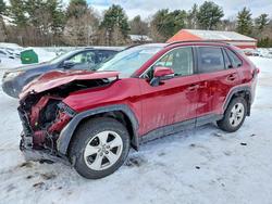 Salvage cars for sale from Copart Mendon, MA: 2019 Toyota Rav4 xle