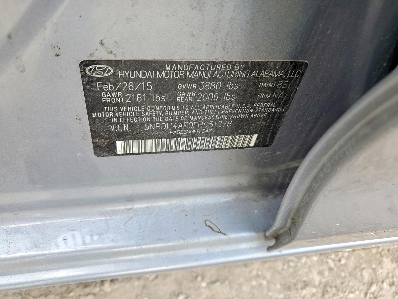 2015 Hyundai Elantra se