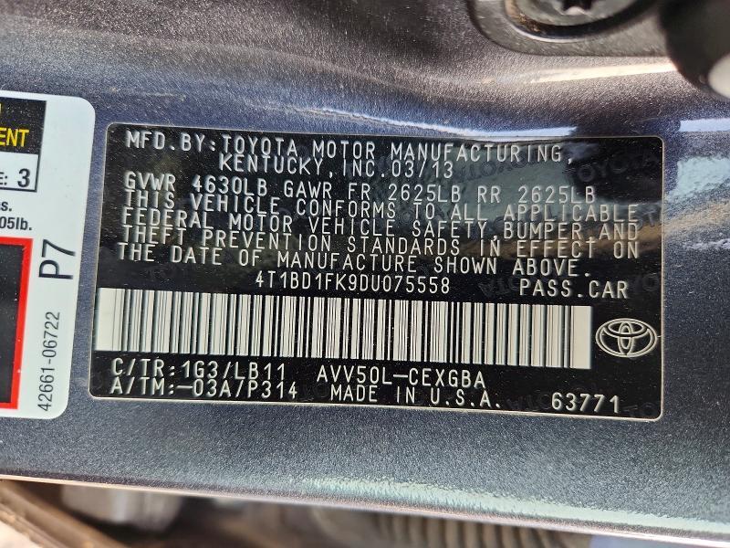 2013 Toyota Camry Hybrid