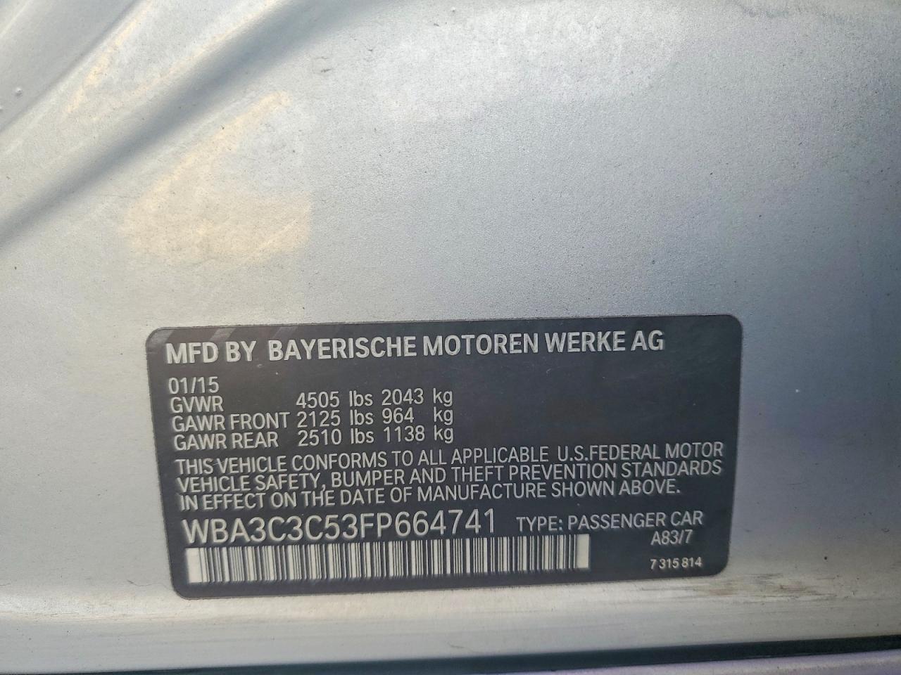 2015 BMW 320 i Xdrive