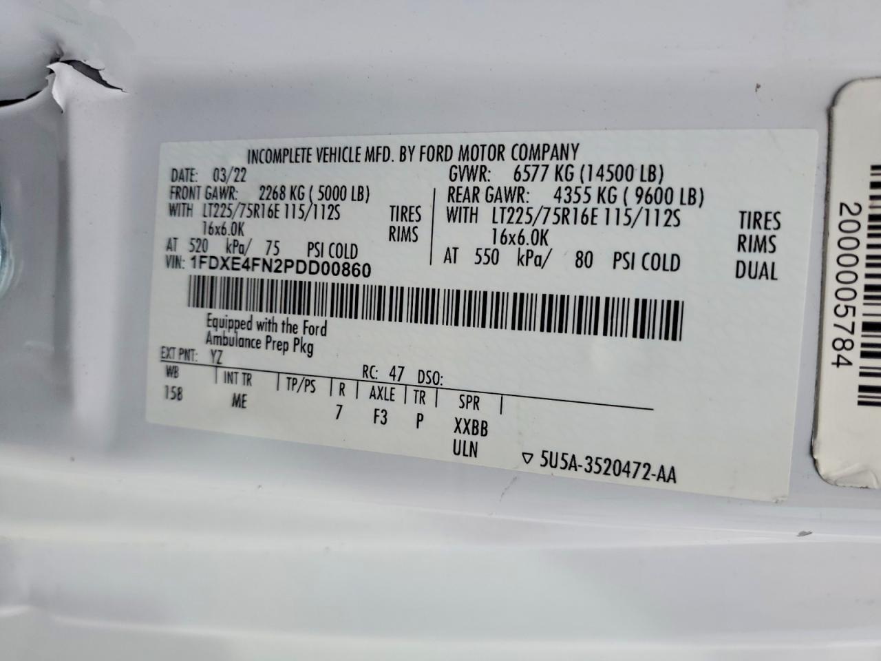 2023 Ford E450 Ambulance