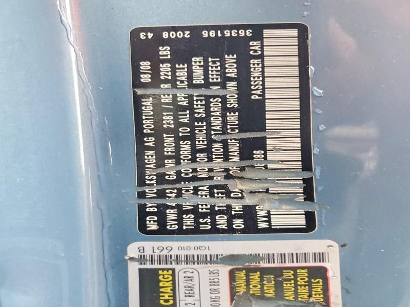 2009 Volkswagen Eos Turbo