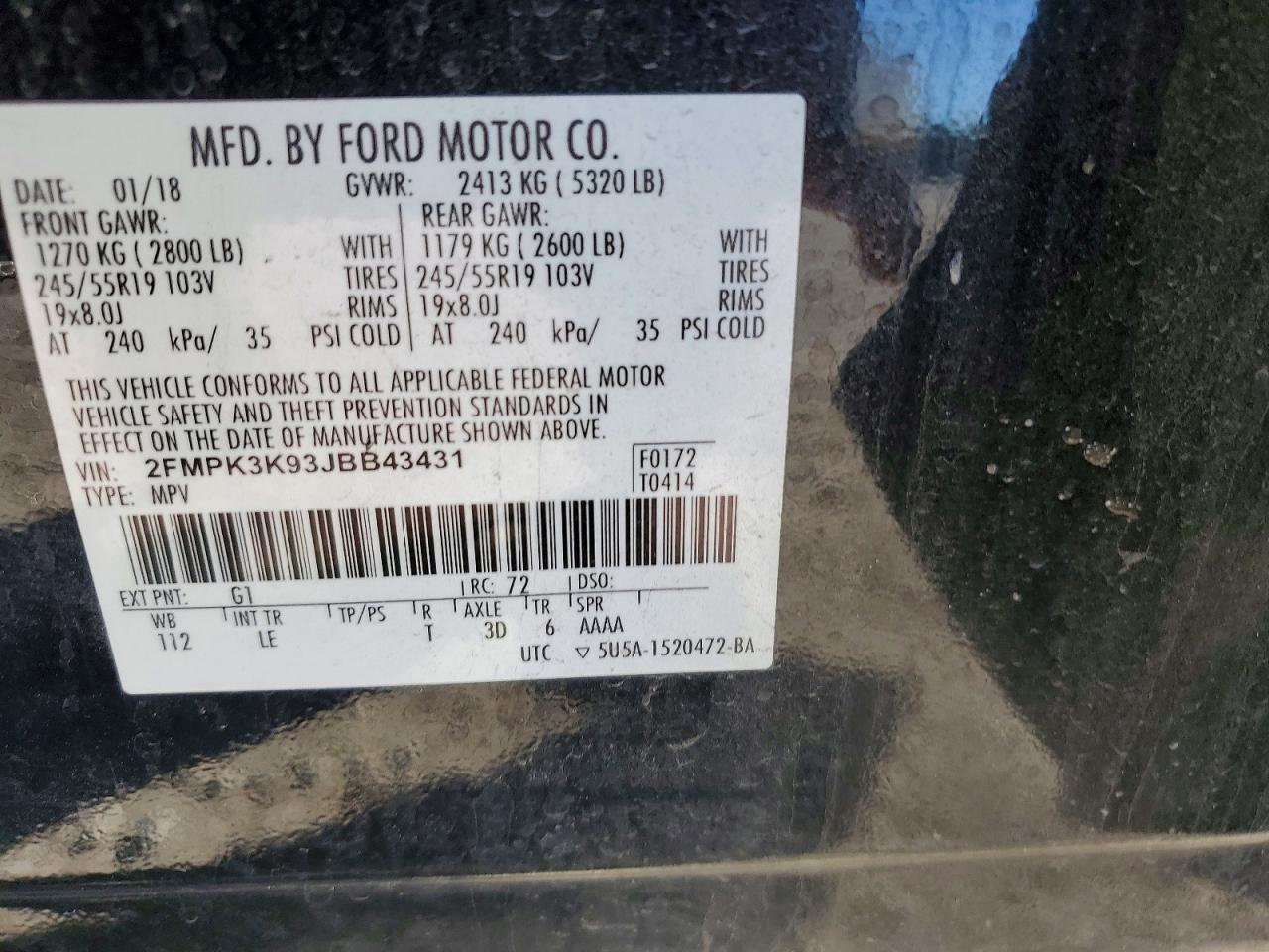 2018 Ford Edge Titanium