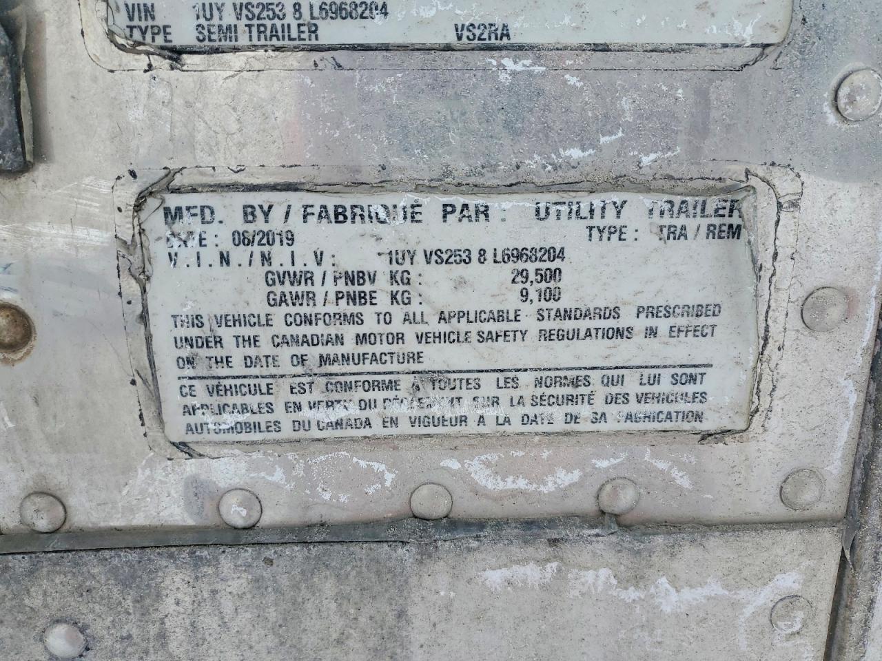 2020 Utility Trailer