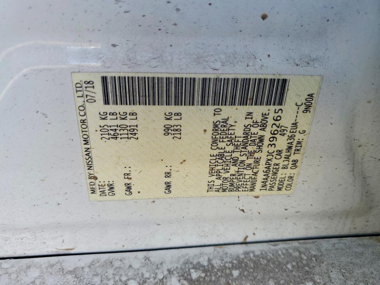 2018 Nissan Maxima Platinum