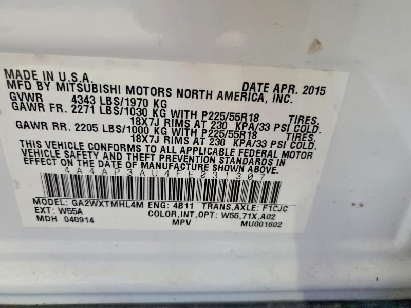 2015 Mitsubishi Outlander Sport es