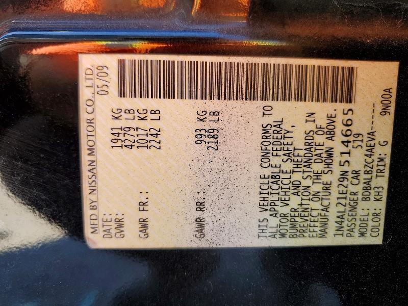 2009 Nissan Altima 2.5