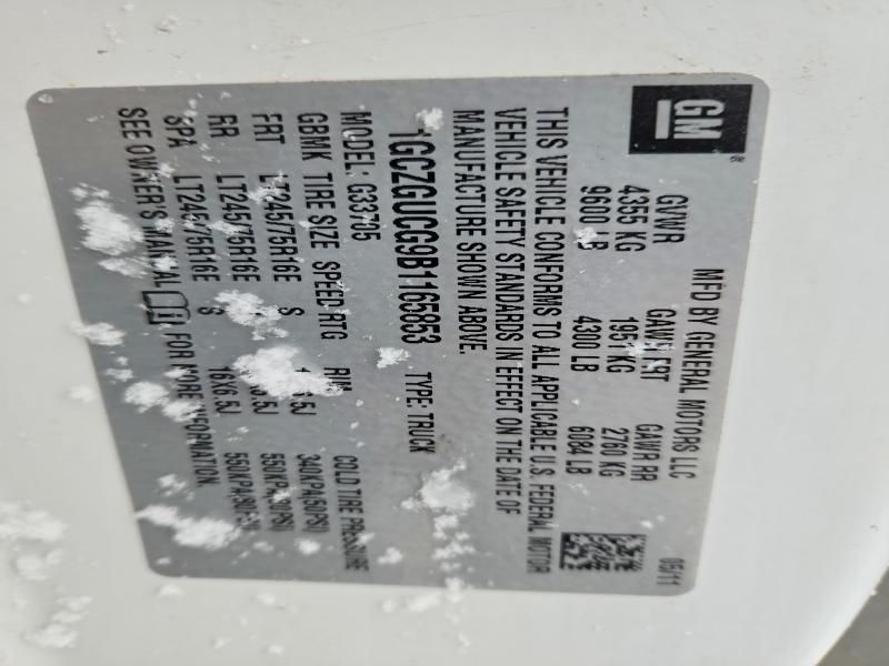 2011 Chevrolet Express G3500