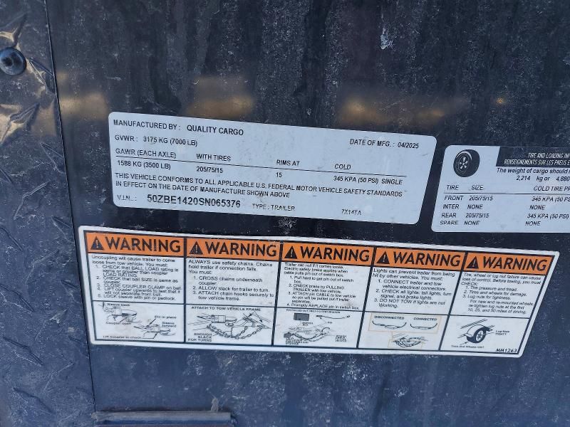 2025 Qlcg Trailer-Enclosed Cargo Trailer