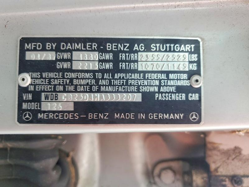 1987 Mercedes-Benz 300 sdl