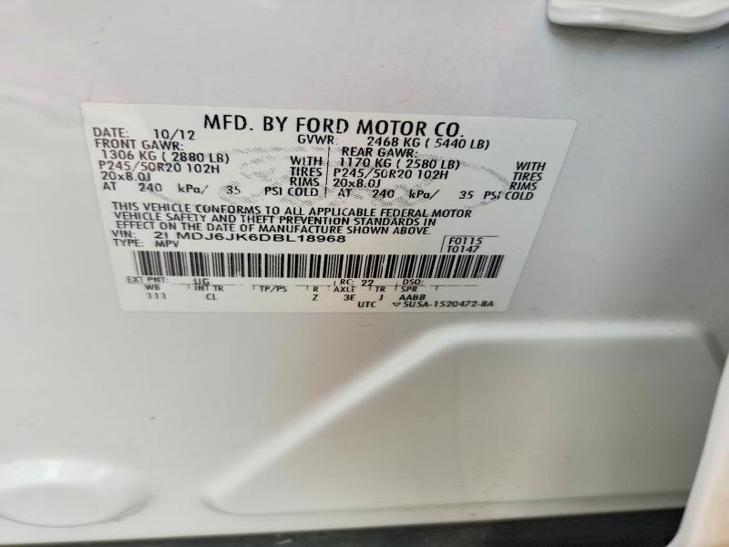 2013 Lincoln Townhouse MKX