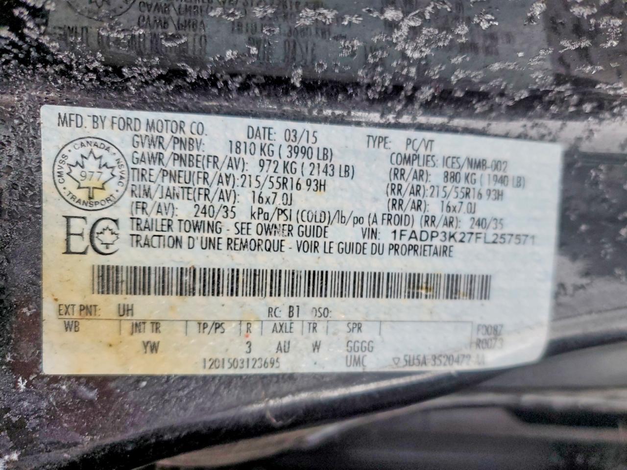 2015 Ford Focus se