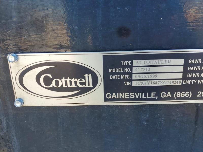 1999 Cottrell C-7512 Car Carrier