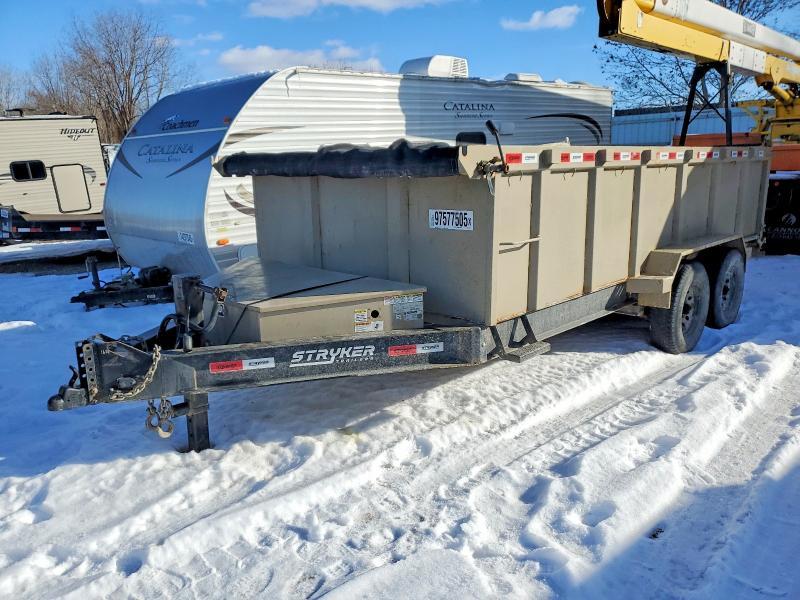 2024 Ascend BPDT16-14 3FT Sides Dump Trailer
