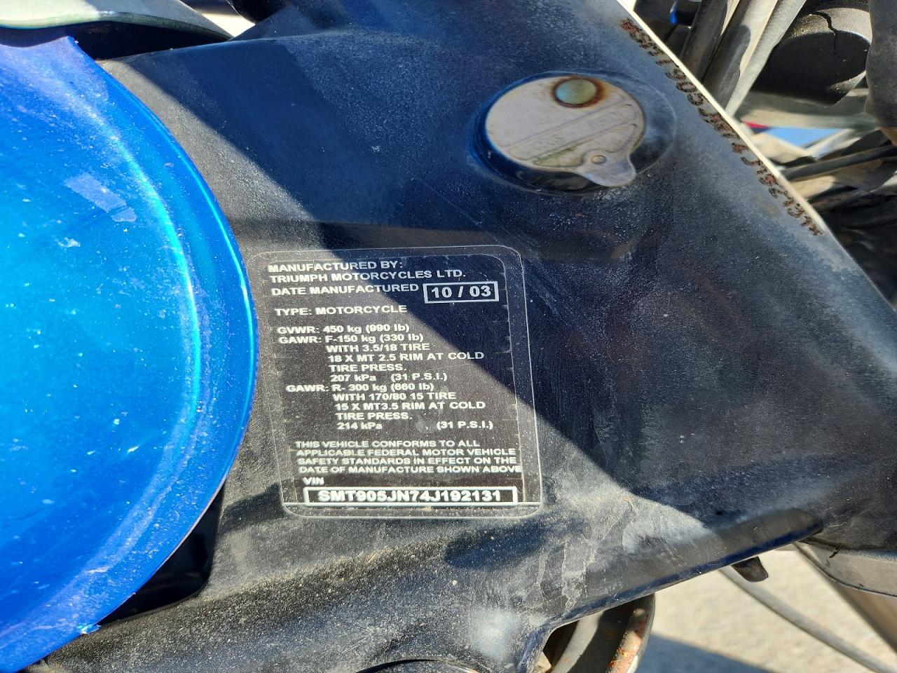 2004 Triumph Bonneville America