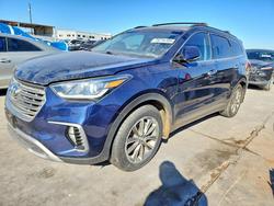 Hyundai salvage cars for sale: 2018 Hyundai Santa fe se