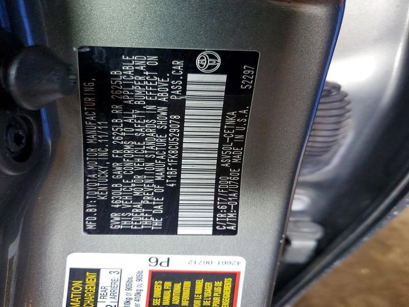 2012 Toyota Camry Base