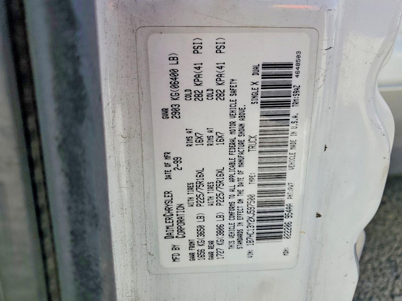 1999 Dodge RAM 1500