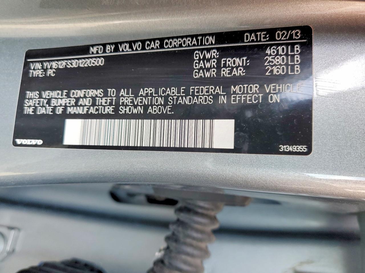2013 Volvo S60 T5