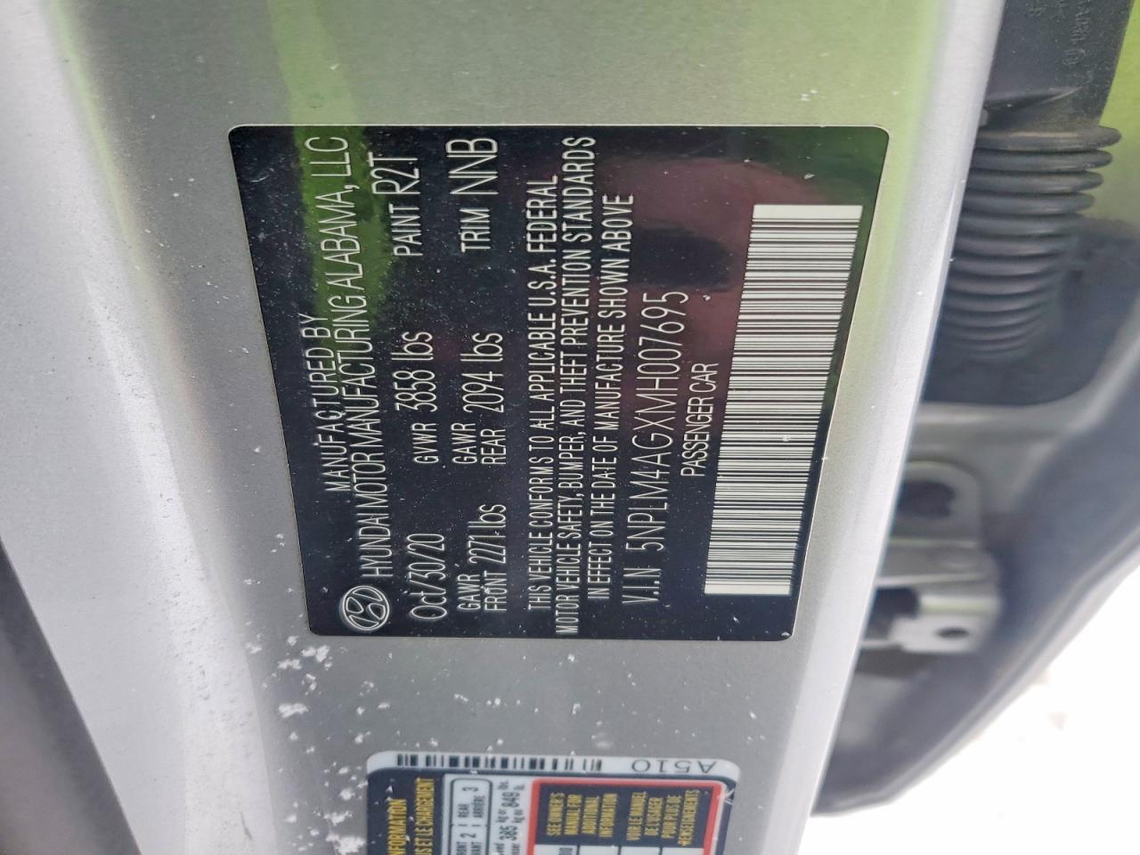 2021 Hyundai Elantra sel