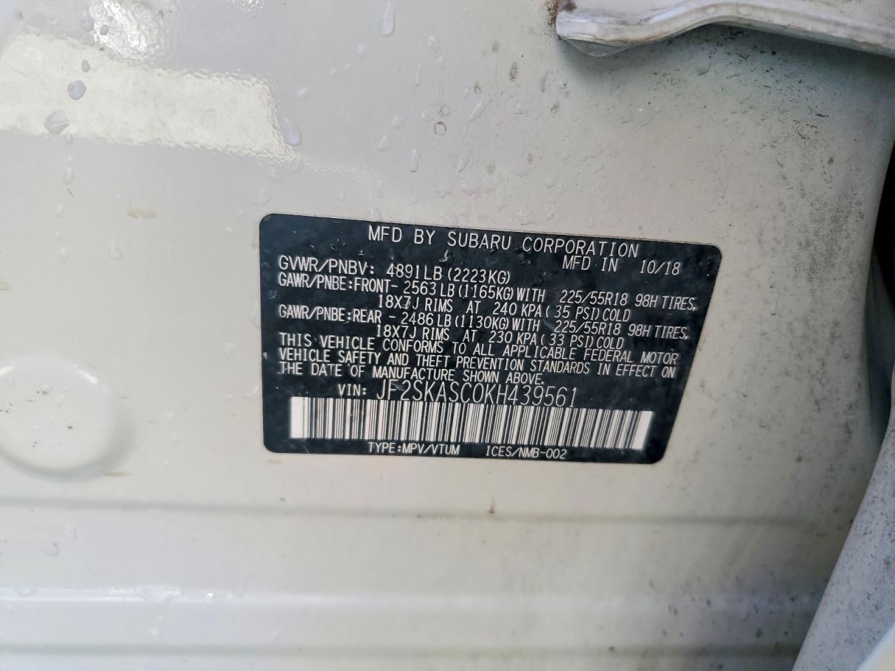 2019 Subaru Forester Limited