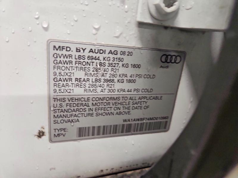2021 Audi SQ7 Premium Plus