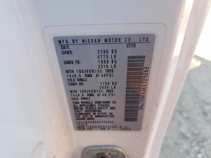 2019 Nissan NV200 Delivery Van