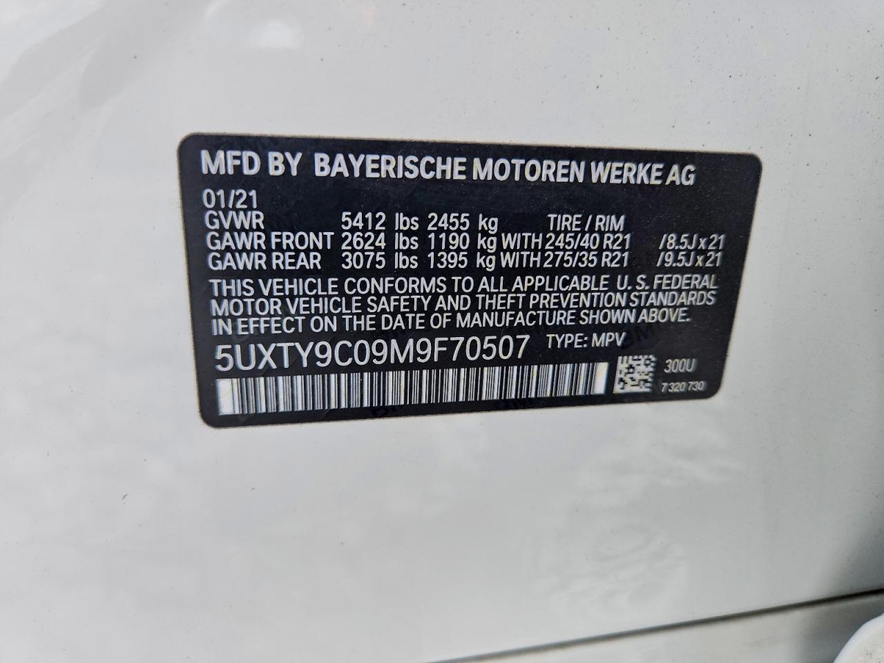 2021 BMW X3 Xdrivem40i