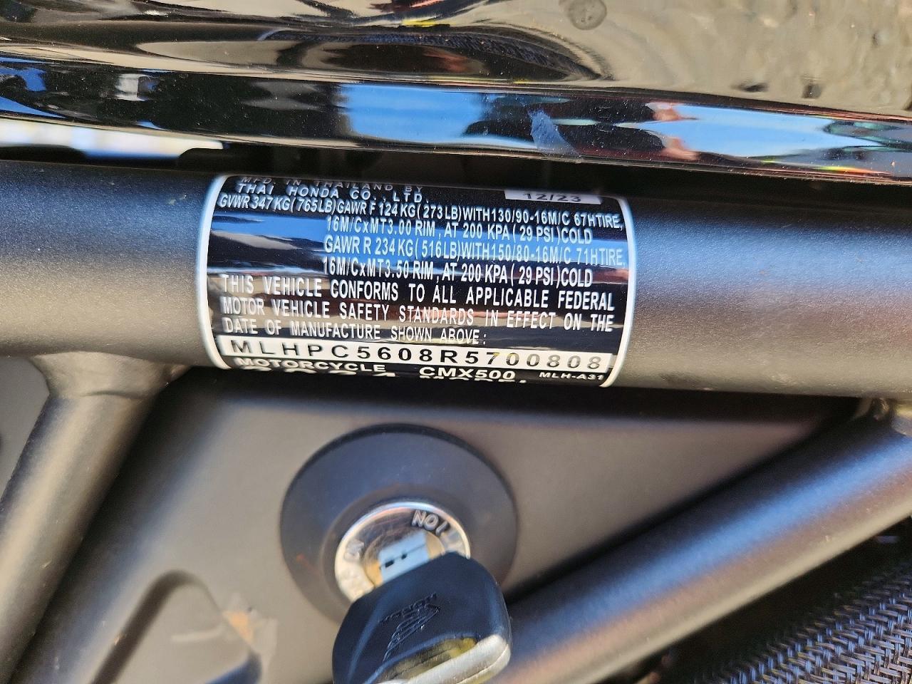 2024 Honda CMX500