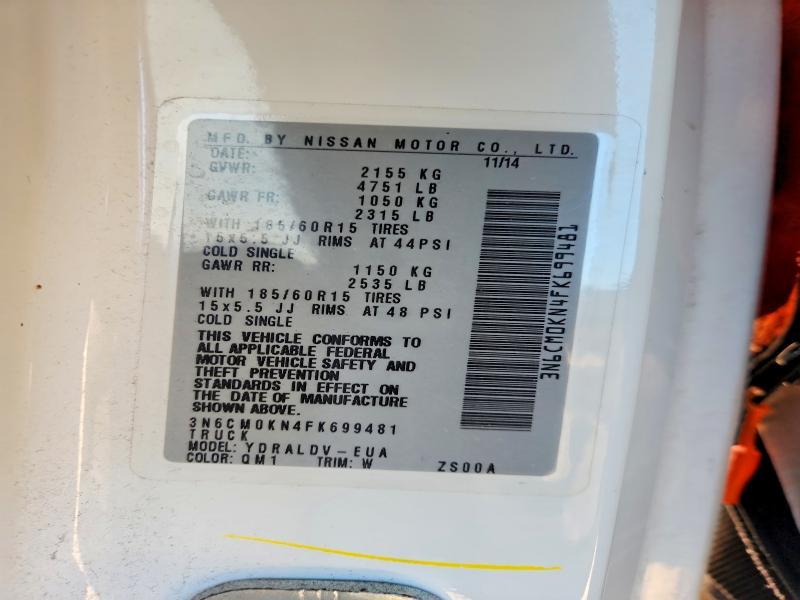 2015 Nissan Nv200 Utility / Service van