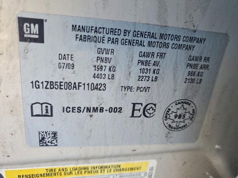 2010 Chevrolet Malibu ls