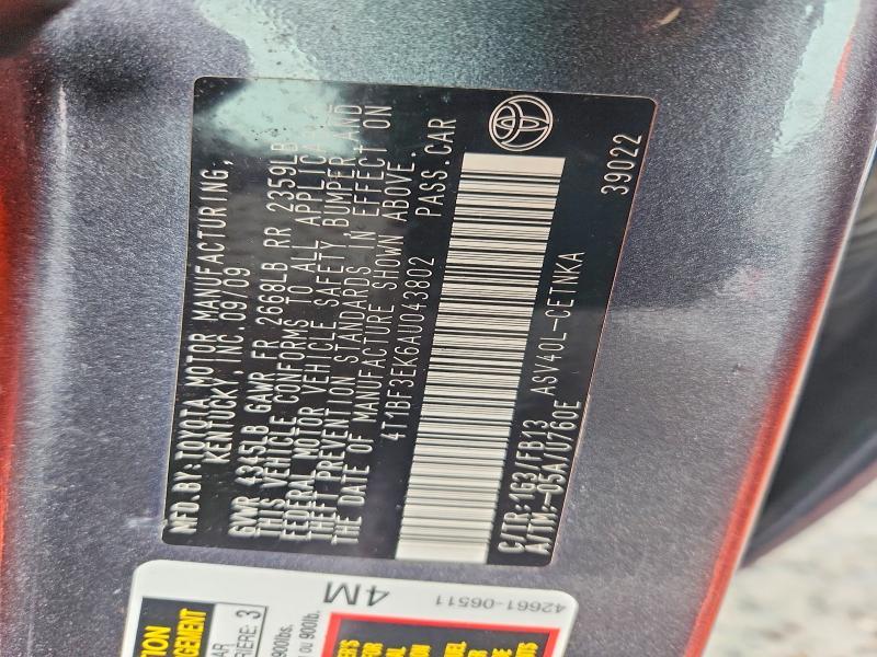 2010 Toyota Camry Base