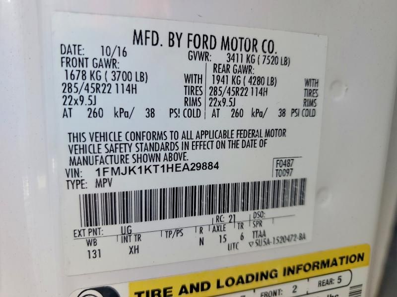 2017 Ford Expedition el Limited