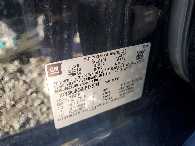 2016 Chevrolet Suburban K1500 ltz