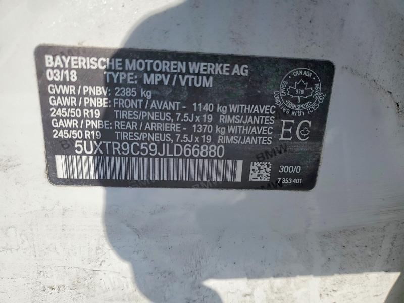 2018 BMW X3 Xdrive30i