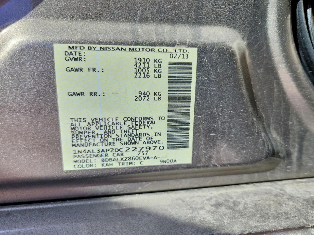 2013 Nissan Altima 2.5