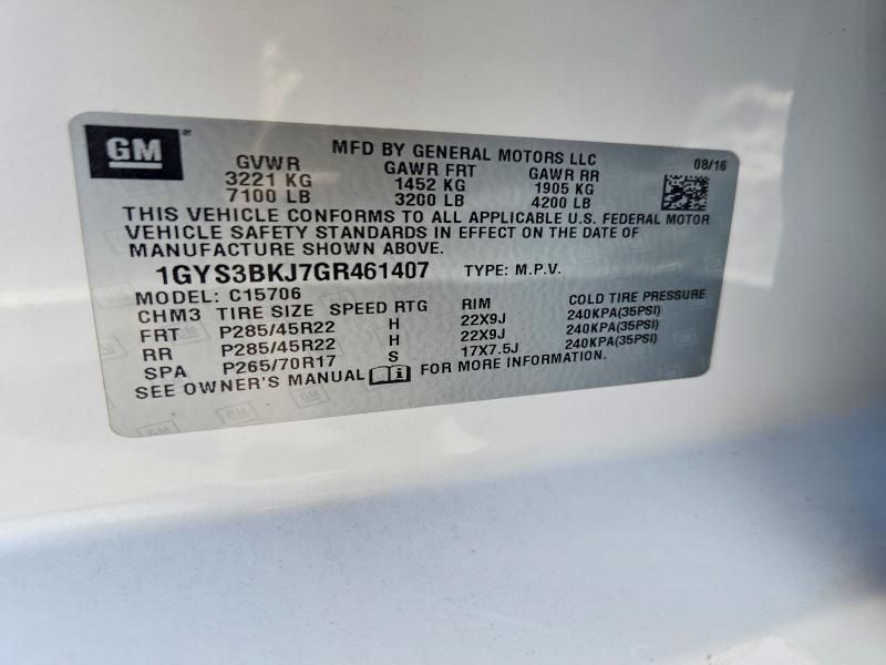 2016 Cadillac Escalade Luxury