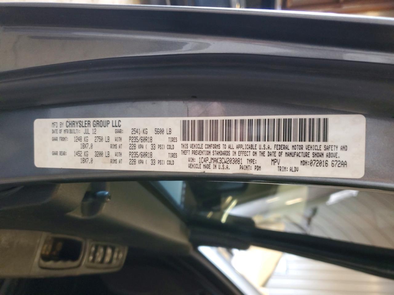 2012 Jeep Liberty Sport