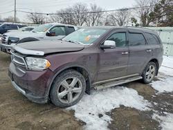Dodge Durango Citadel salvage cars for sale: 2012 Dodge Durango Citadel