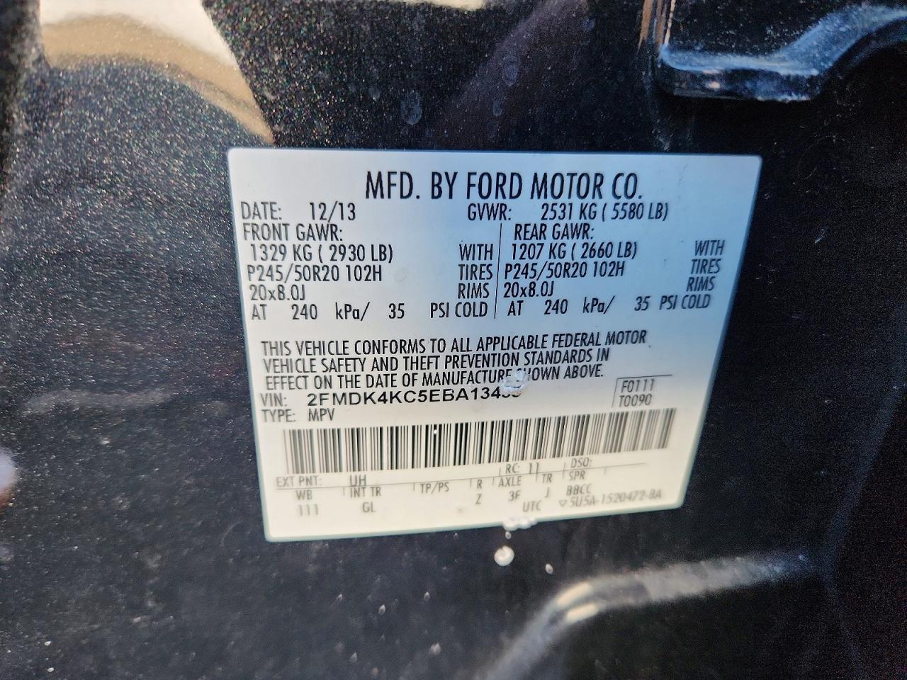 2014 Ford Edge Limited