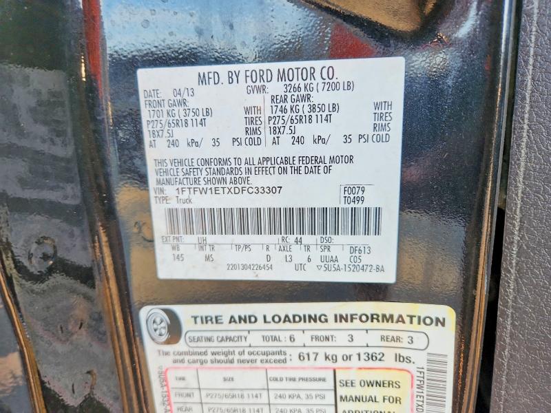 2013 Ford F150 Supercrew