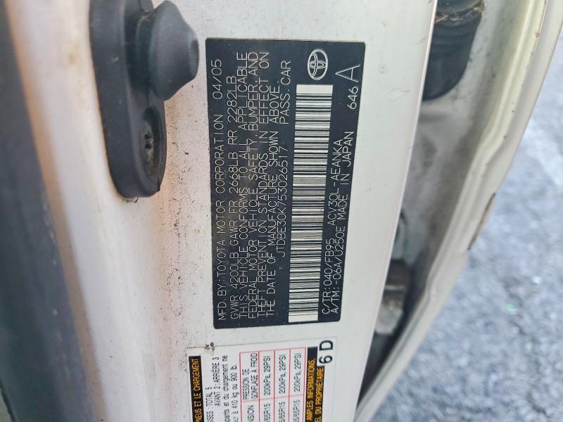 2005 Toyota Camry le