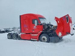 Salvage cars for sale from Copart Davison, MI: 2017 Kenworth T680 Semi Truck